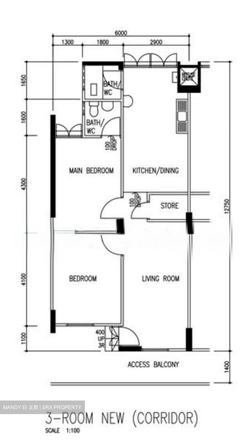 Blk 141 Yishun Ring Road (Yishun), HDB 3 Rooms #558505351